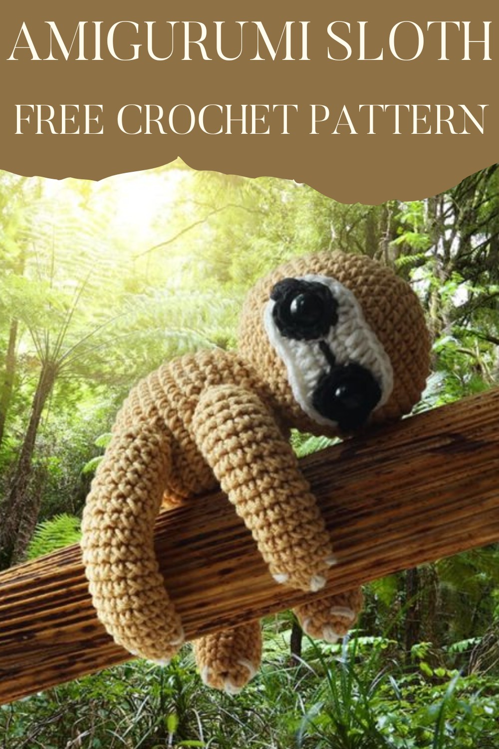 Amigurumi Sloth Free Crochet Pattern