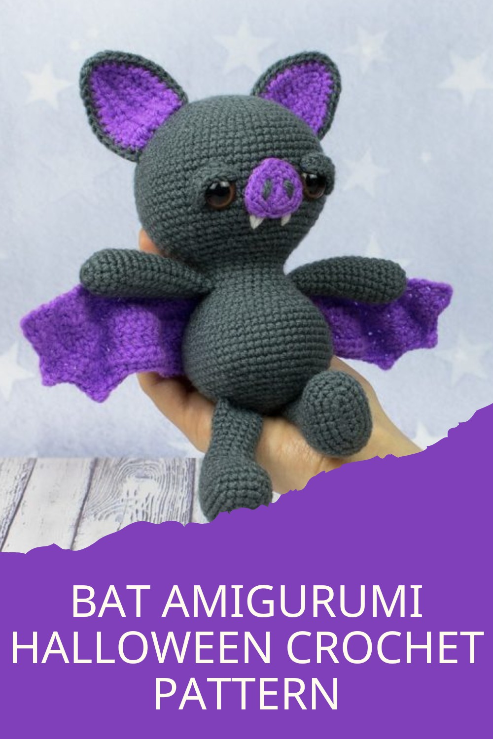 Bat Amigurumi Halloween Crochet Pattern
