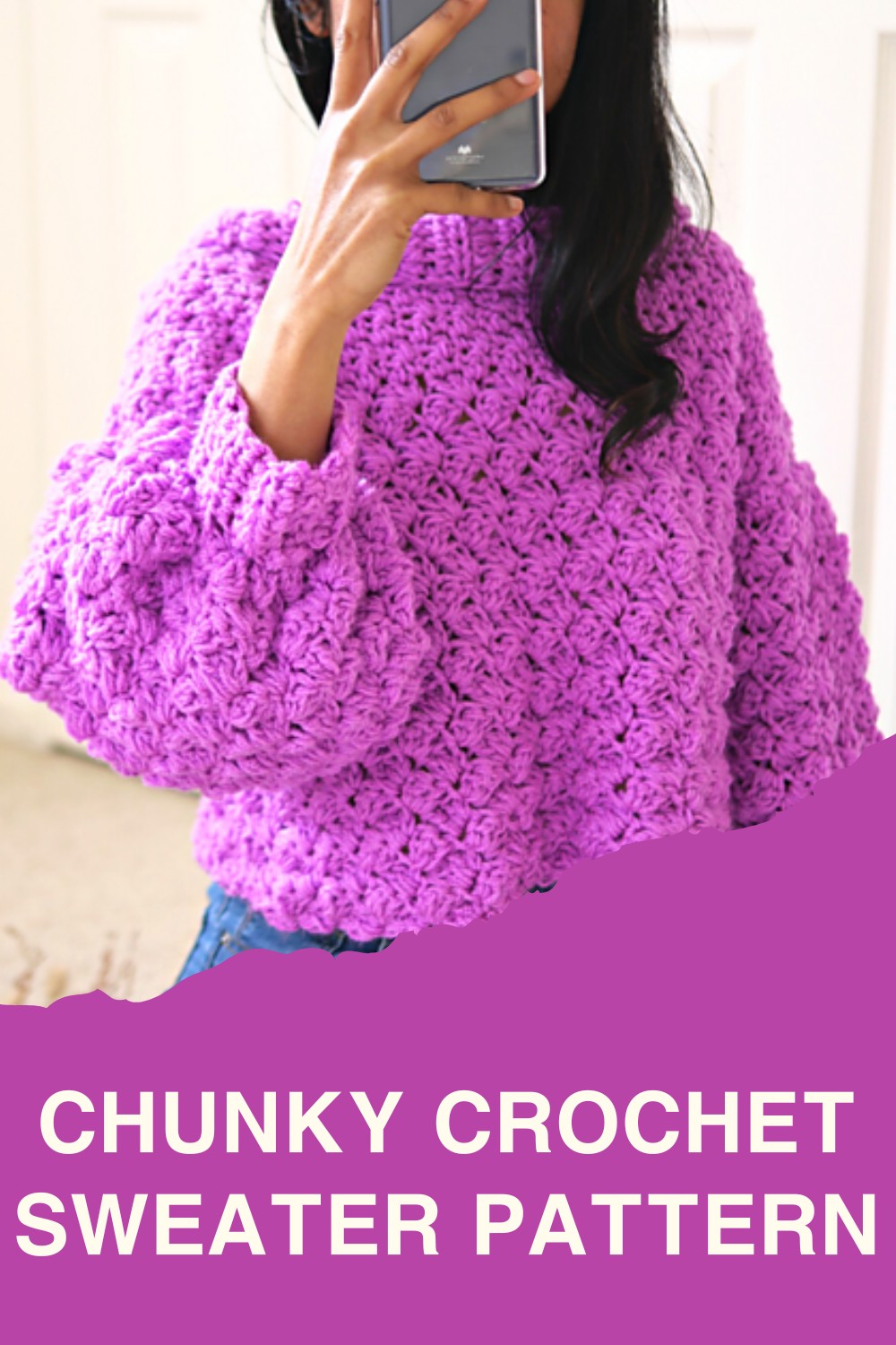 Chunky Crochet Sweater Pattern