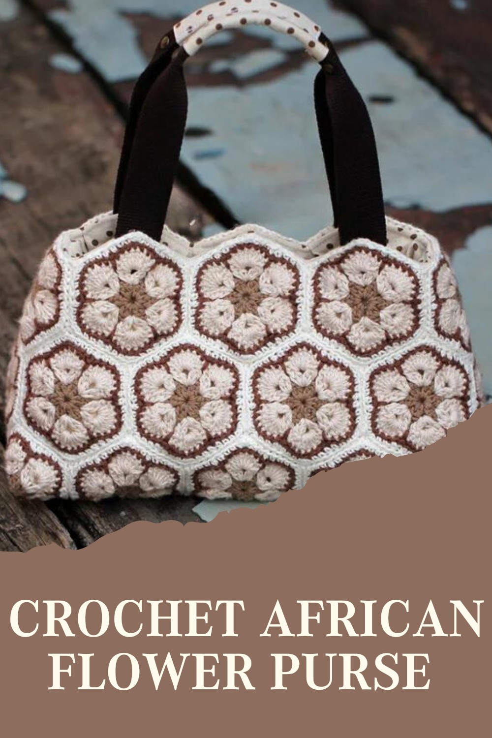 Crochet African Flower Purse Pattern