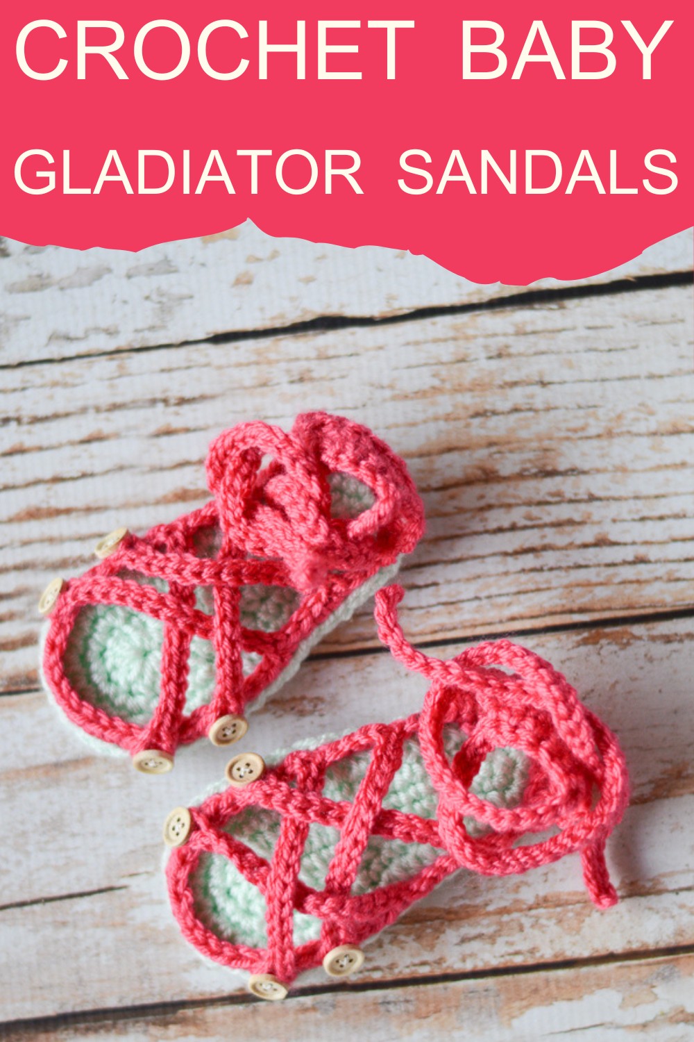 Crochet Baby Gladiator Sandals Free Pattern