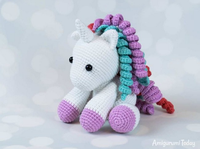 Crochet Baby Unicorn Amigurumi Pattern
