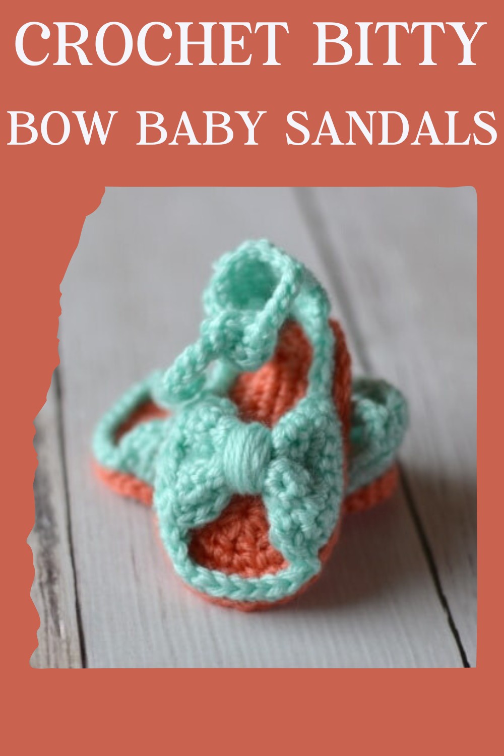  Crochet Bitty Bow Baby Sandals Pattern
