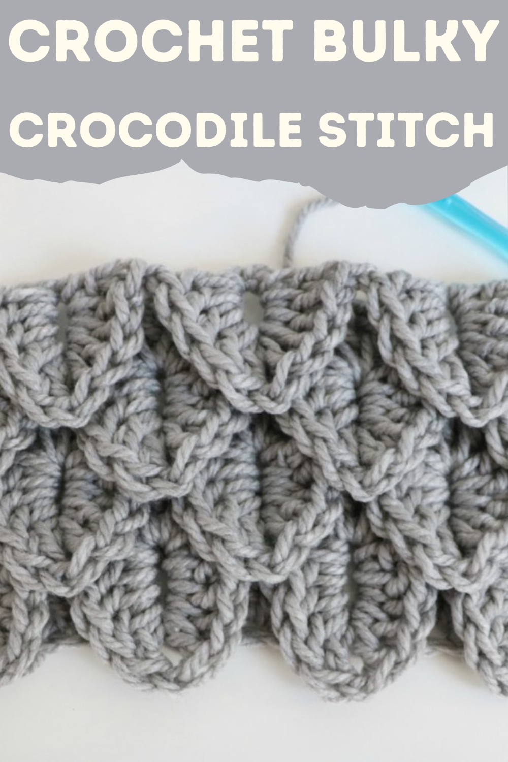  Crochet Bulky Crocodile Stitch Pattern