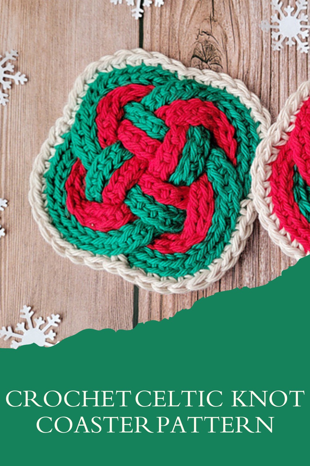 Crochet Celtic Knot Coaster Pattern