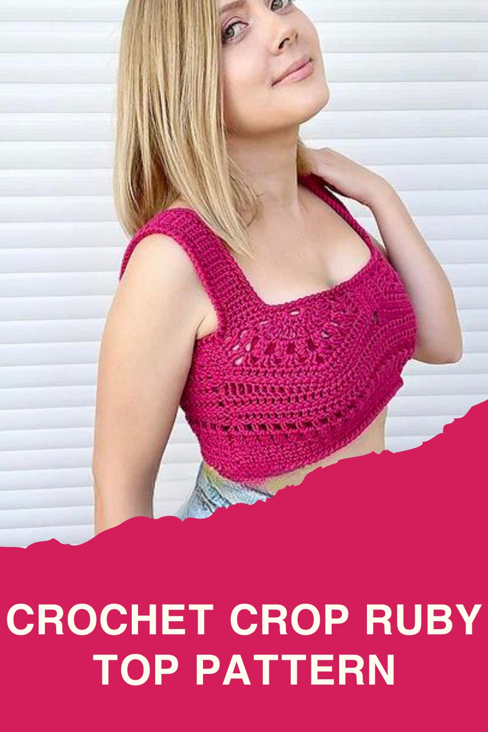 Crochet Crop Ruby Top Pattern