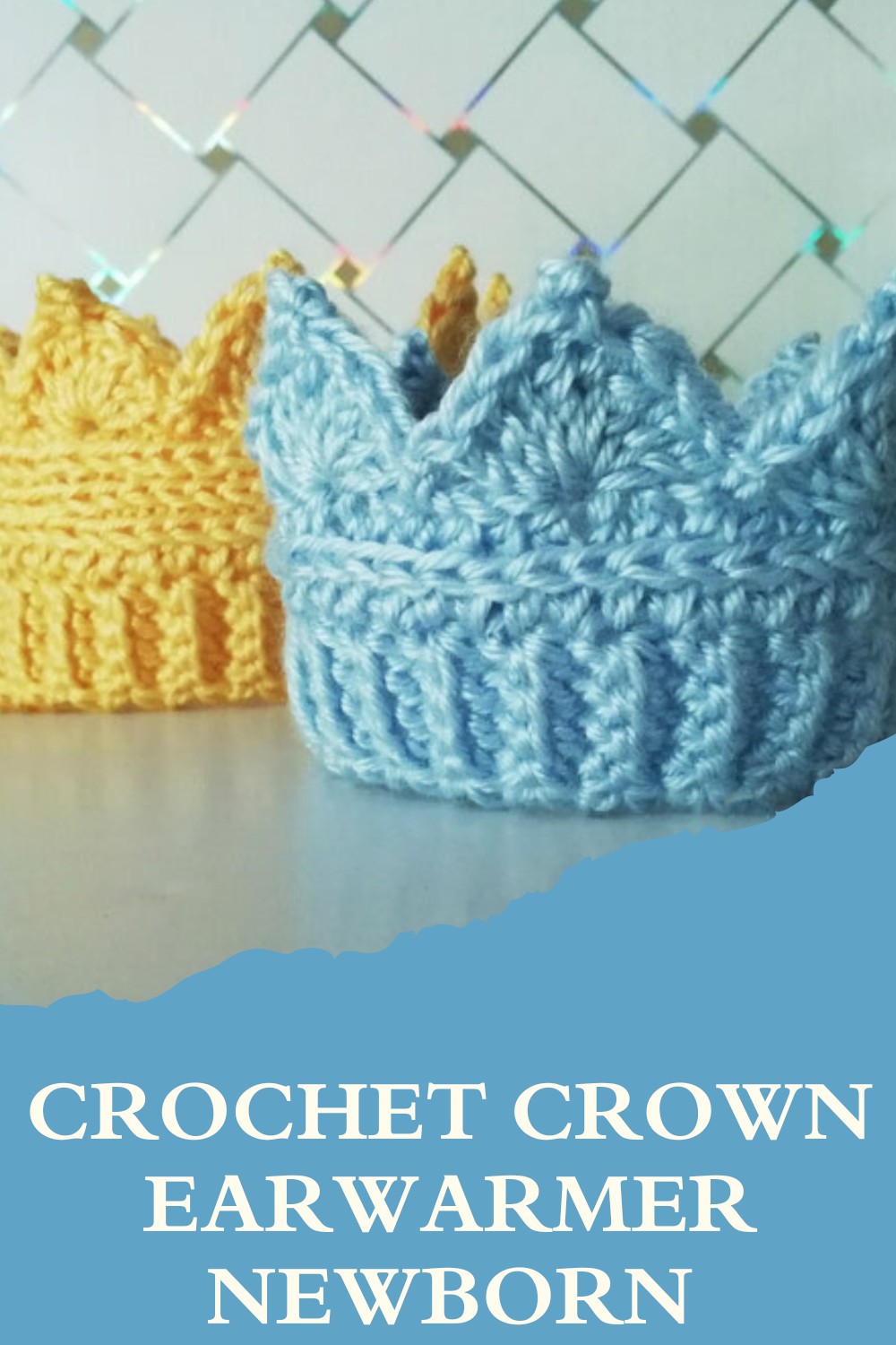 Crochet Crown Earwarmer Newborn