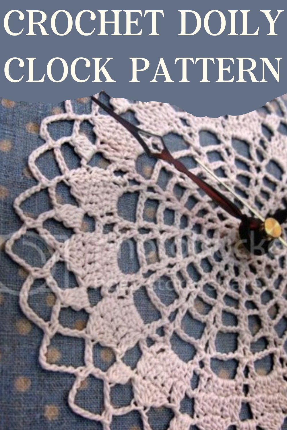 Crochet Doily Clock Pattern
