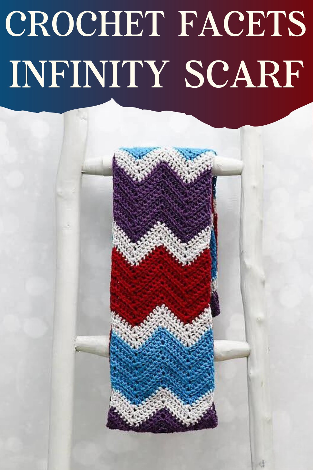 Crochet Facets Infinity Scarf Pattern