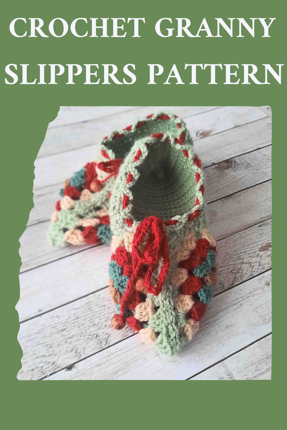 Crochet Granny Slippers Pattern