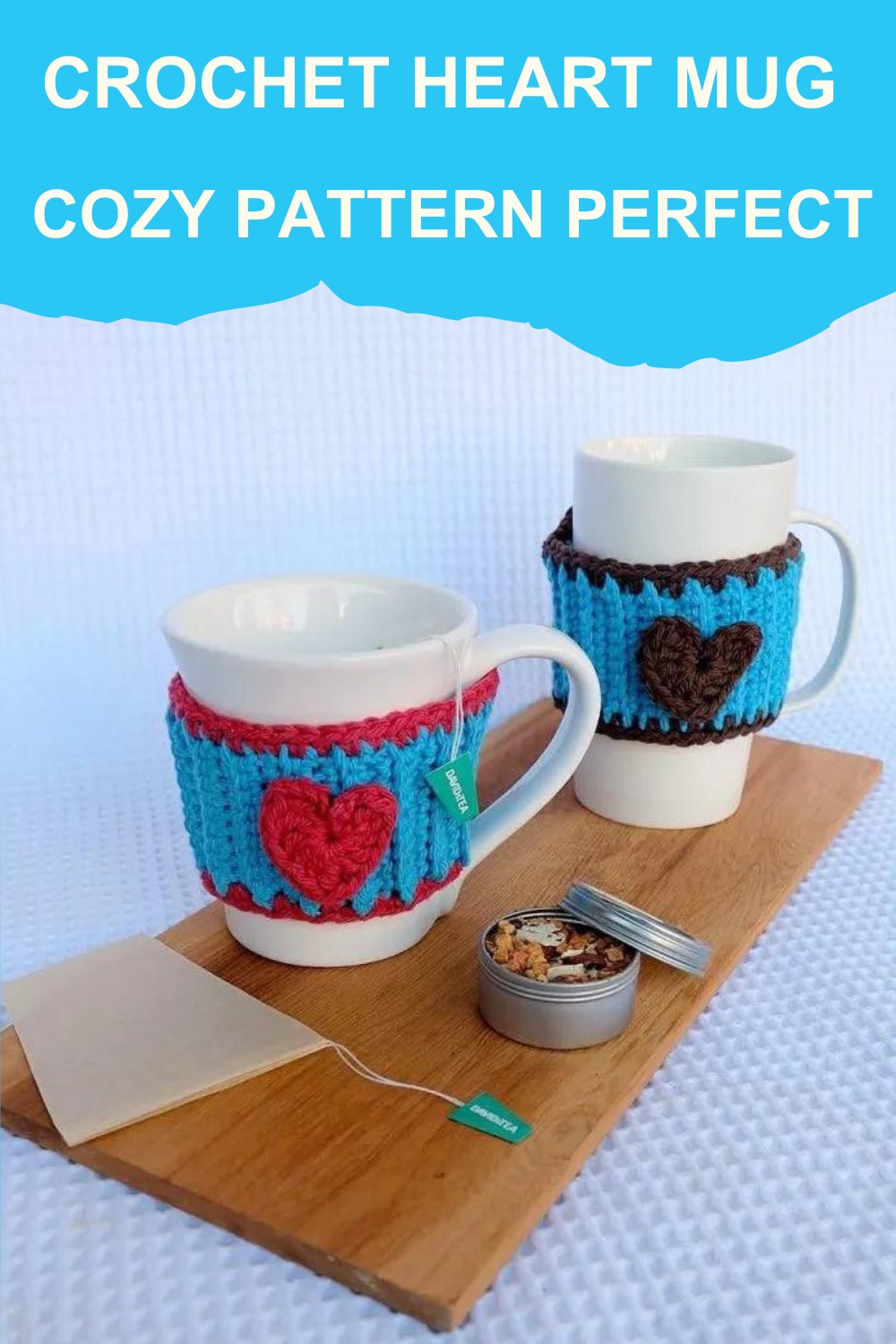 Crochet Heart Mug Cozy Pattern Perfect