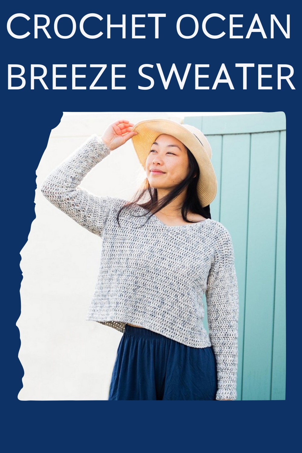 Crochet Ocean Breeze Sweater Pattern 