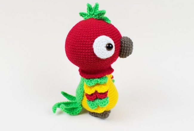 Crochet Pedro The Parrot Crochet Pattern