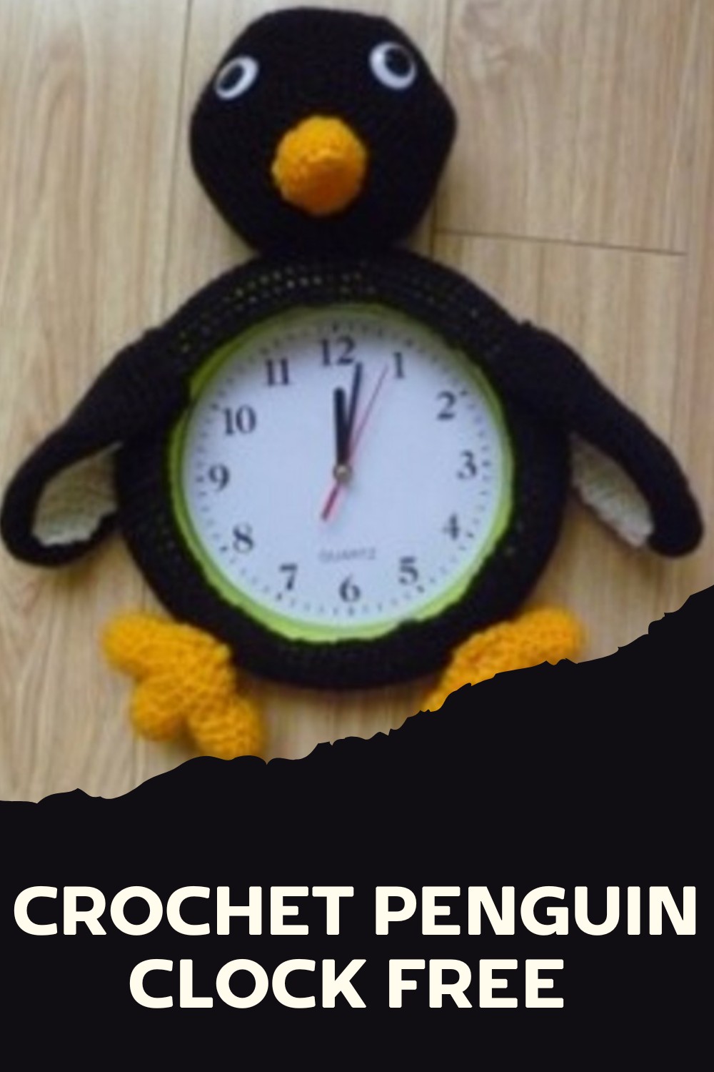 Crochet Penguin Clock Free Pattern 
