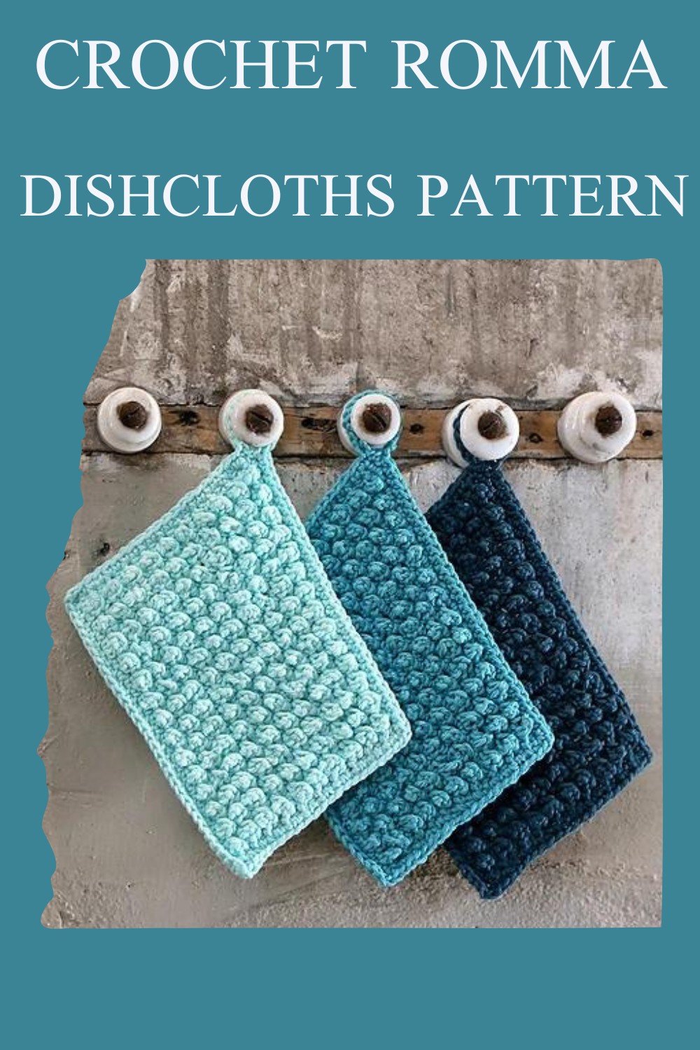 Crochet Romma Dishcloths Pattern