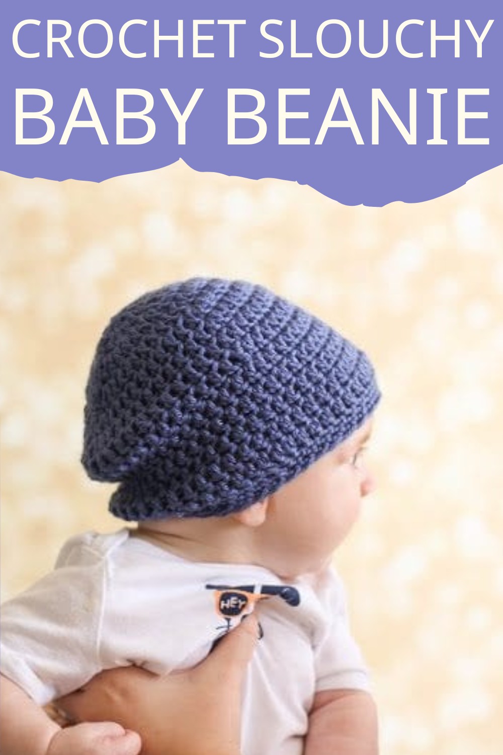 Crochet Slouchy Baby Beanie