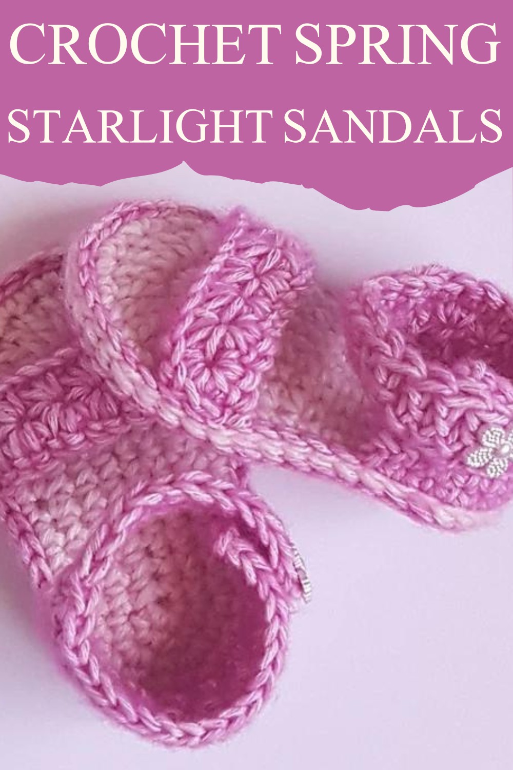 Crochet Spring Starlight Sandals Pattern
