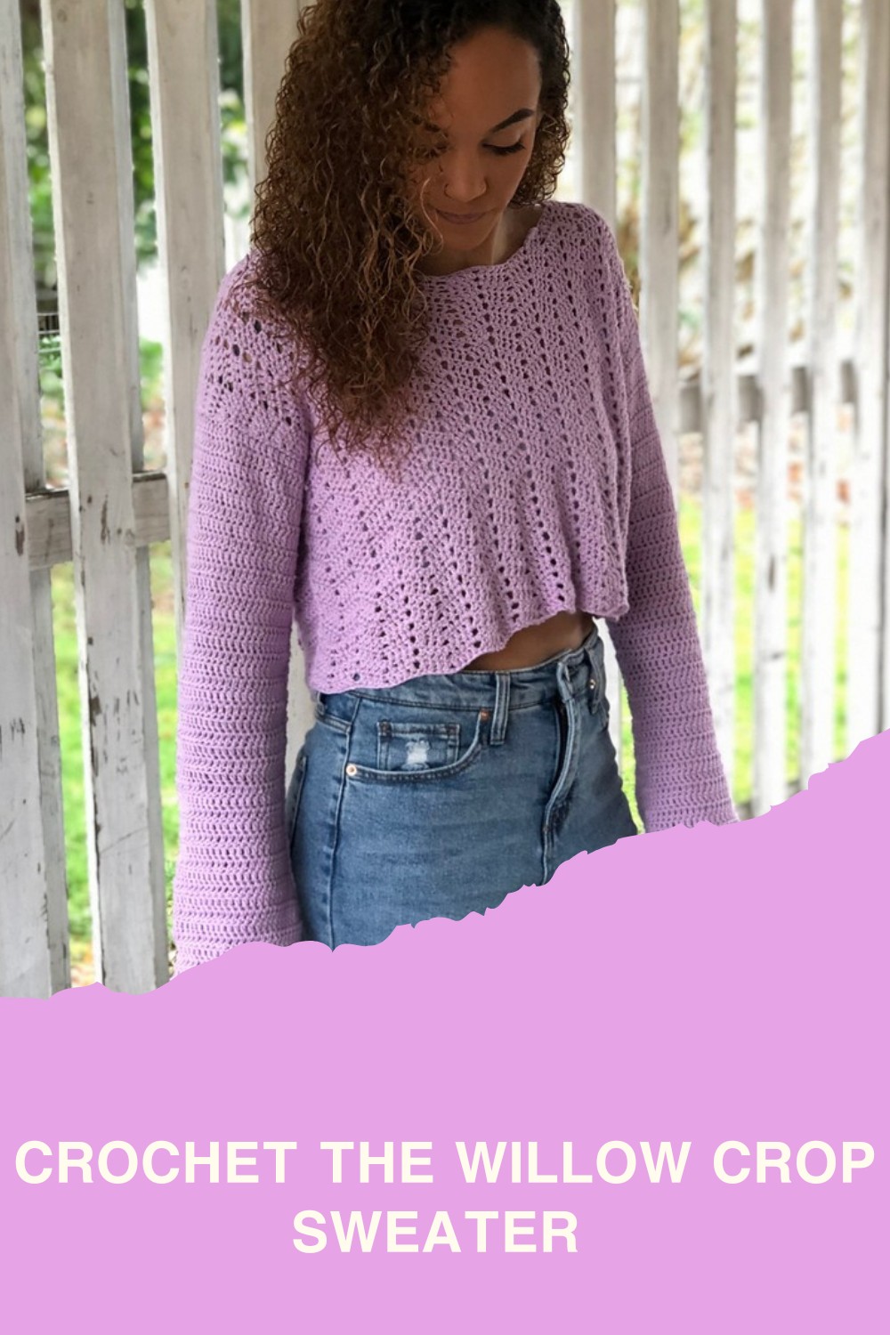 Crochet The Willow Crop Sweater Pattern