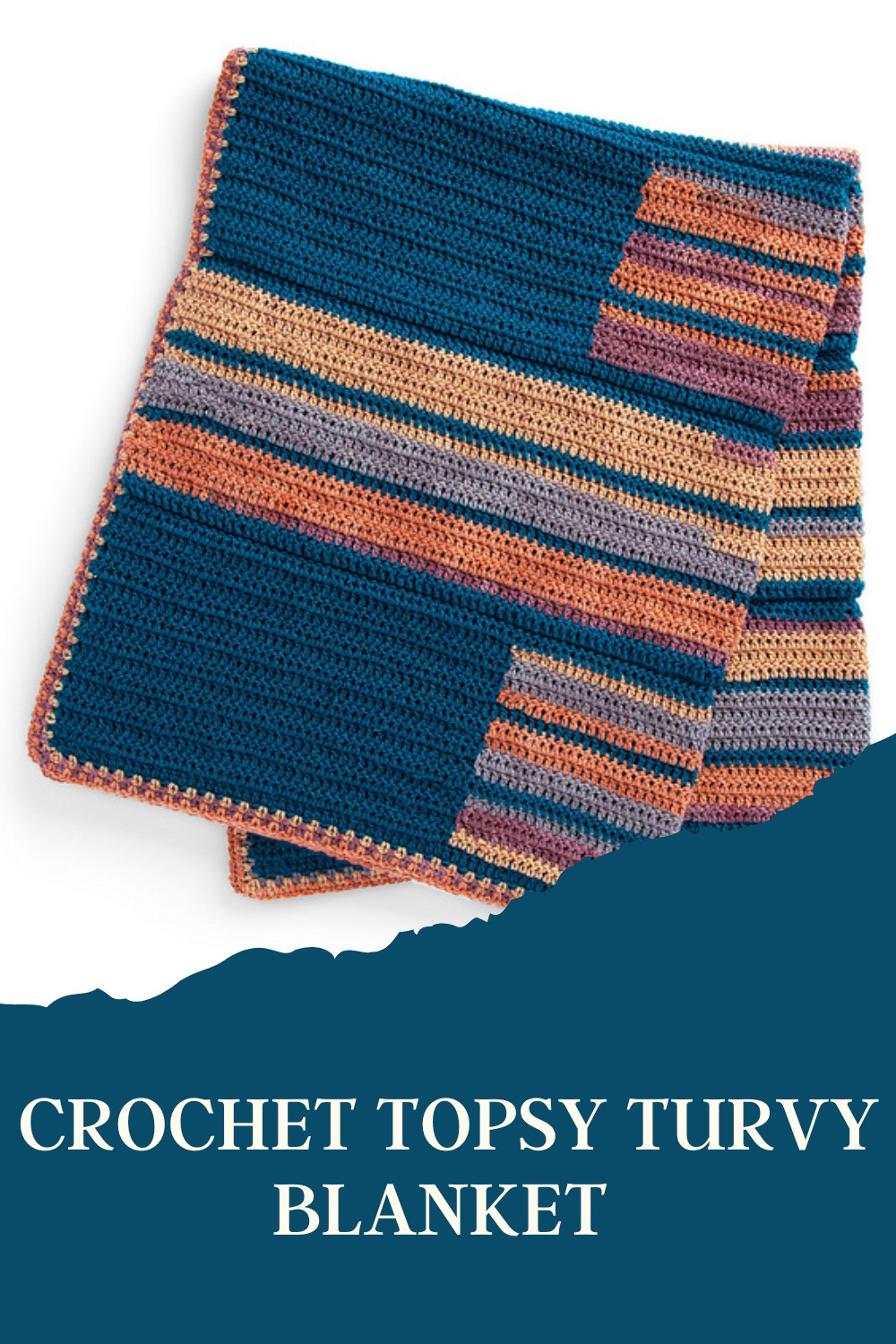 Crochet Topsy Turvy Blanket Pattern