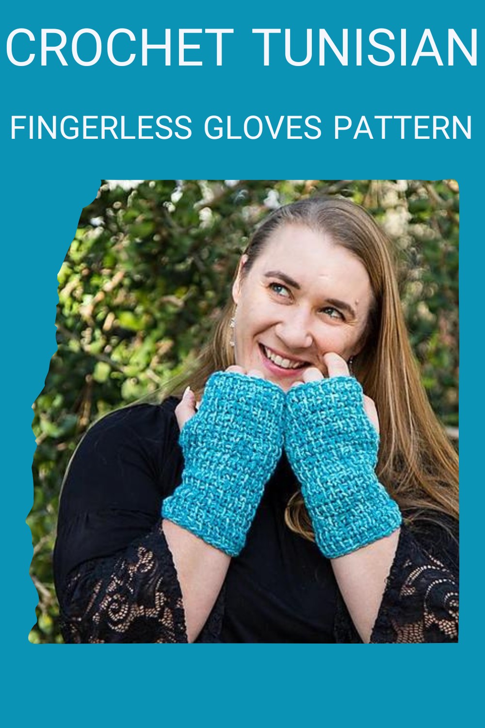 Crochet Tunisian Fingerless Gloves Pattern