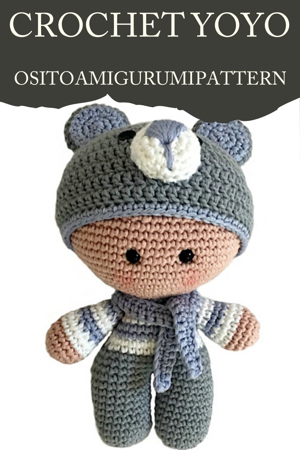 Crochet Yoyo Osito Amigurumi Pattern