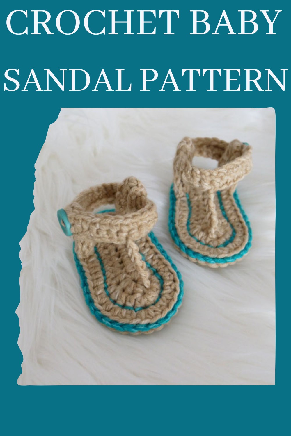 Easy Crochet Baby Sandal Pattern