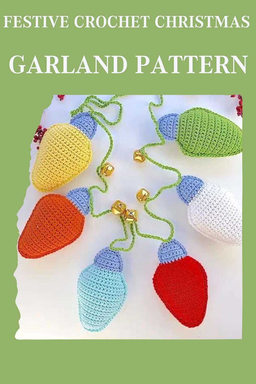 Festive Crochet Christmas Garland Pattern