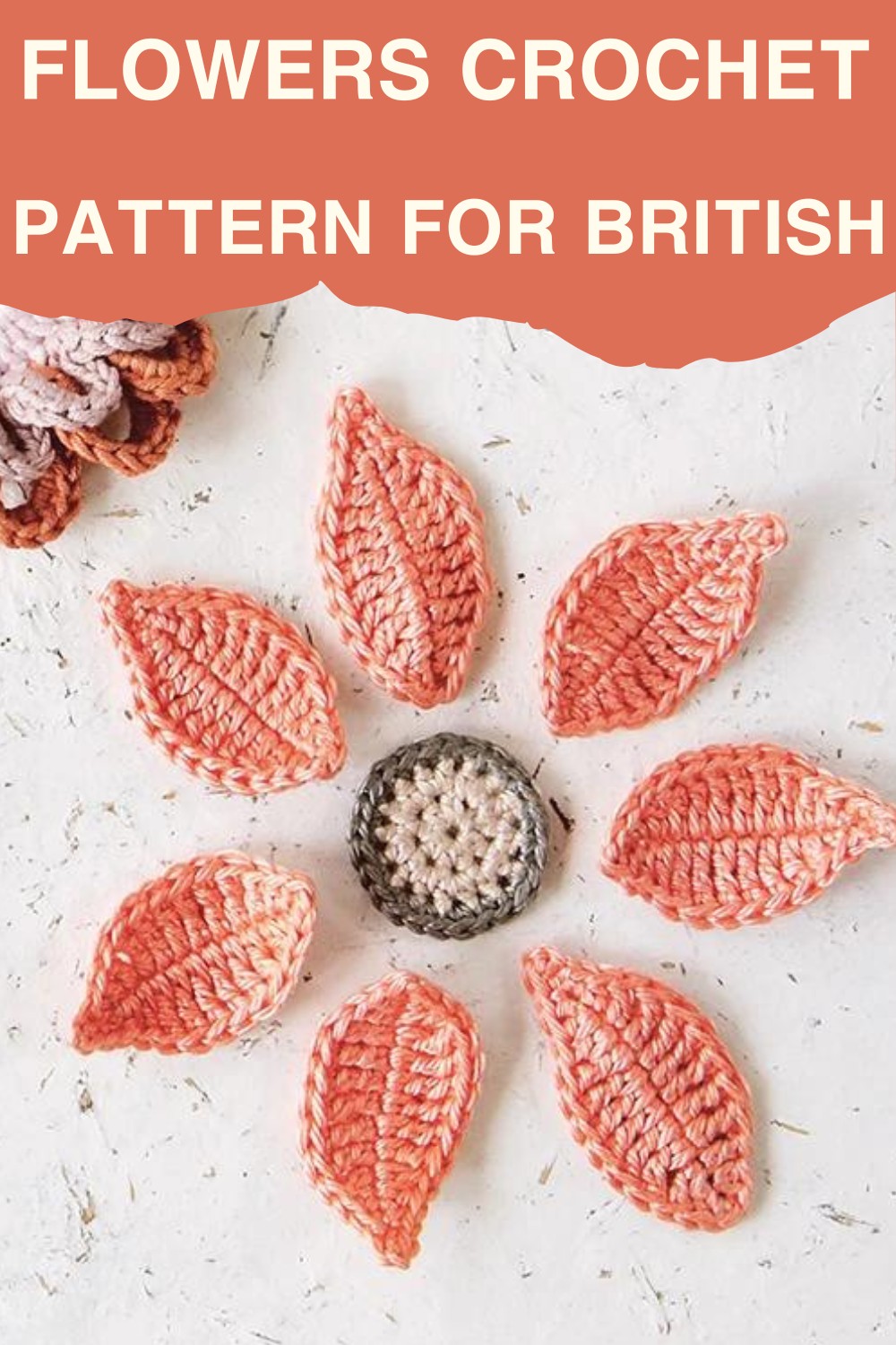 Flowers Crochet Pattern For British
