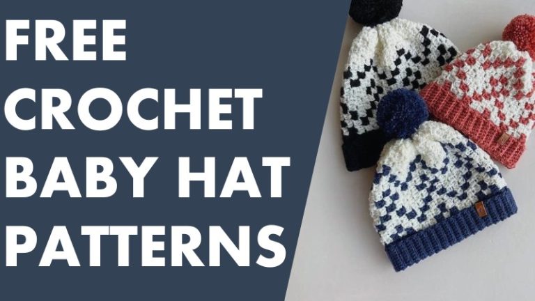 15 Crochet Baby Hat Patterns (Adorable and Easy)