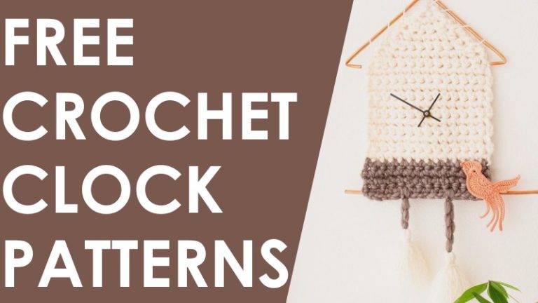 8 Startling Free Crochet Clock Patterns