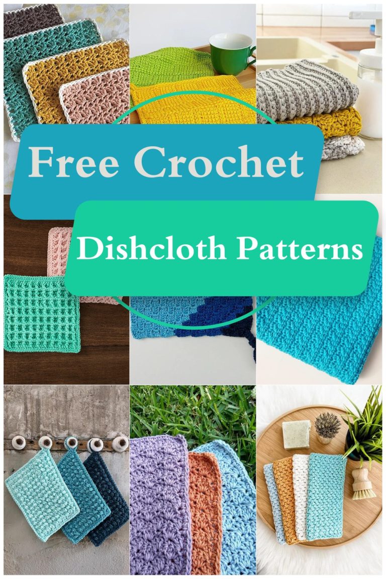 Free Crochet Dishcloth Patterns For Eco Friendly Homes All Crafts