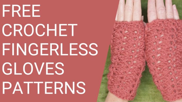 15 Free Crochet Fingerless Gloves Patterns