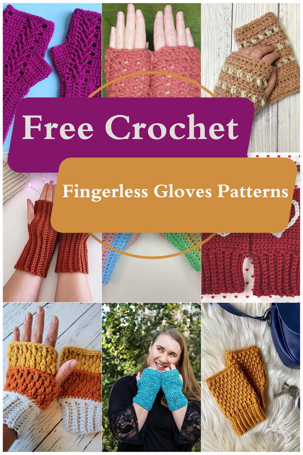 Free Crochet Fingerless Gloves Patterns 