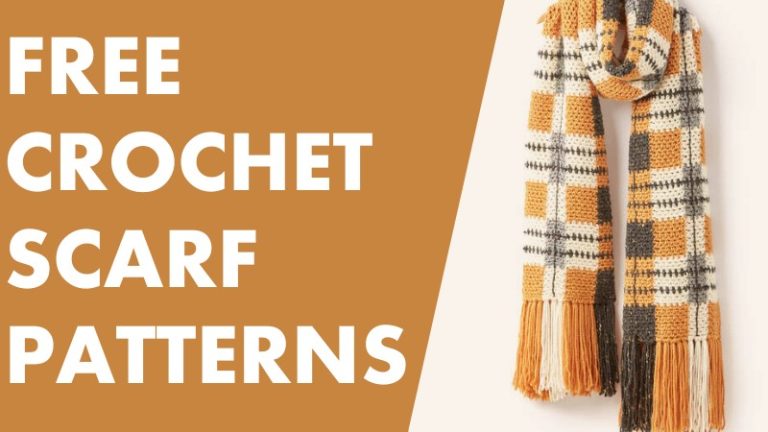 9 Free Crochet Scarf Patterns For Chilly Season