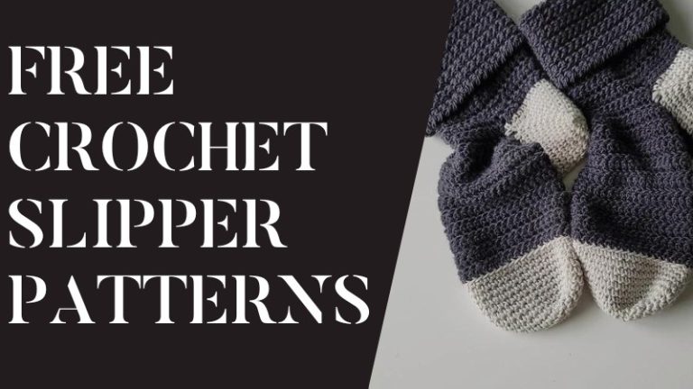 15 Free Crochet Slipper Patterns