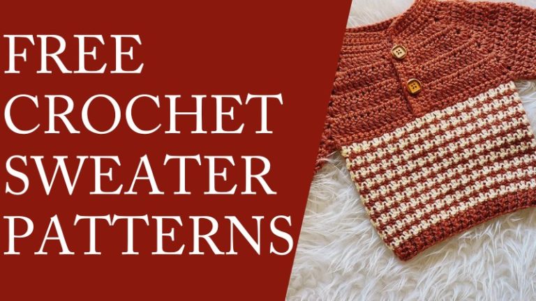 20 Free Crochet Sweater Patterns