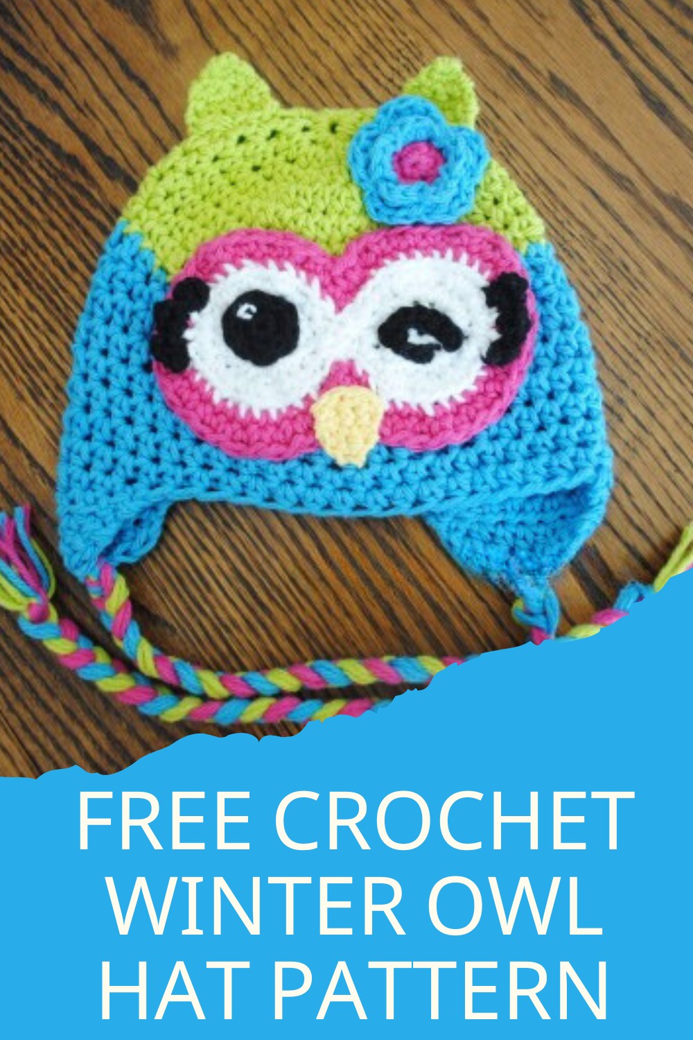 Free Crochet Winter Owl Hat Pattern