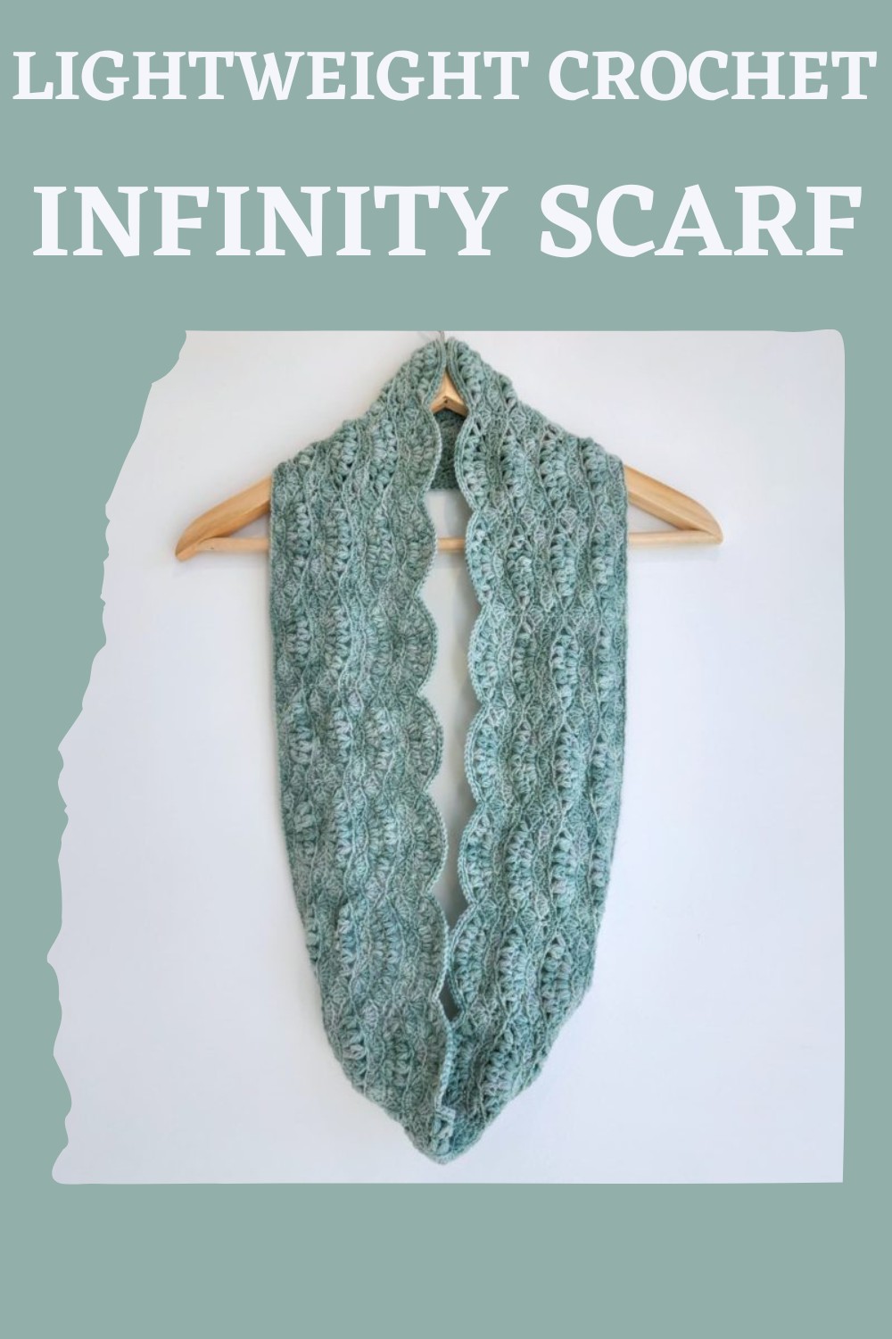 Lightweight Crochet Infinity Scarf
