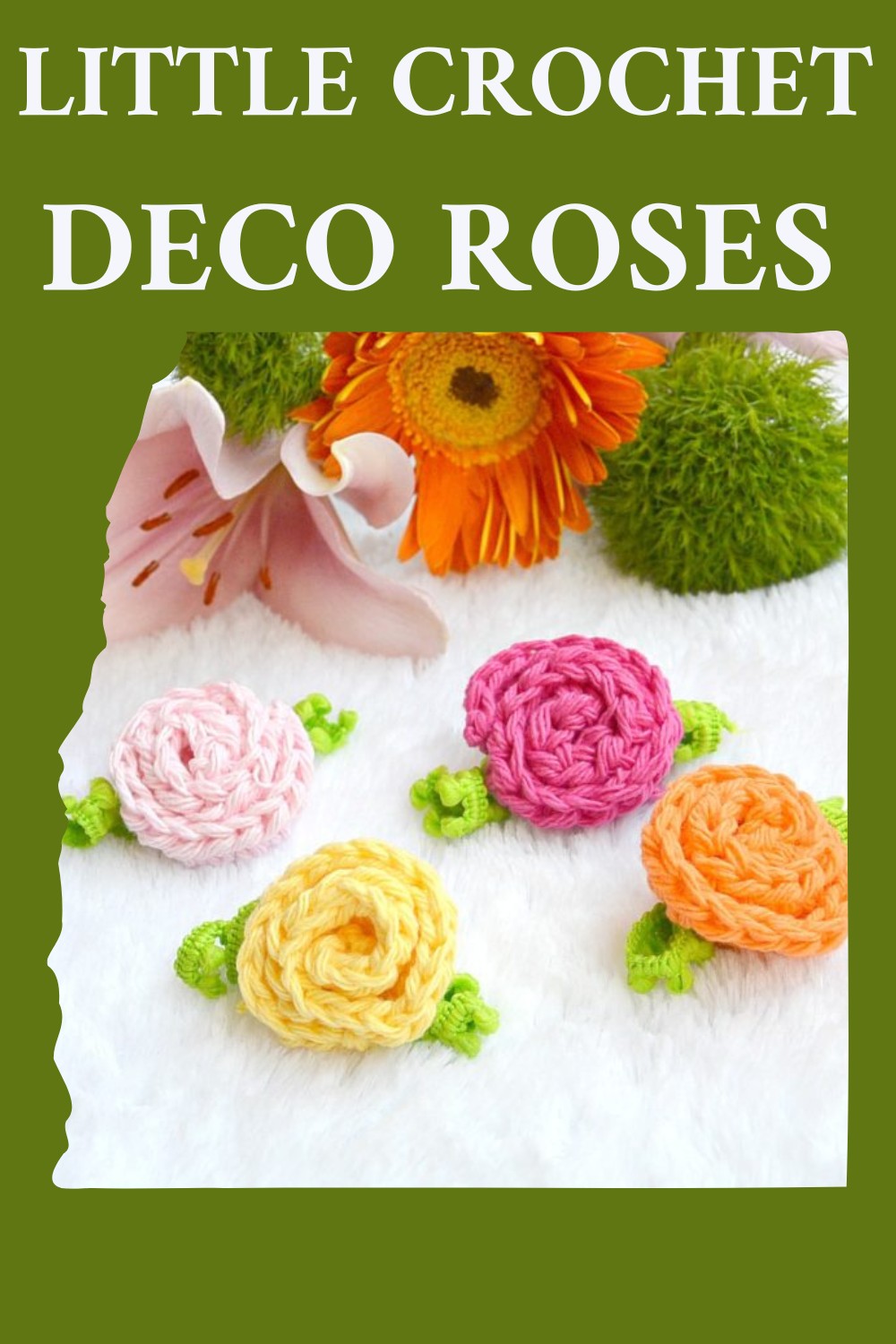 Little Crochet Deco Roses Pattern