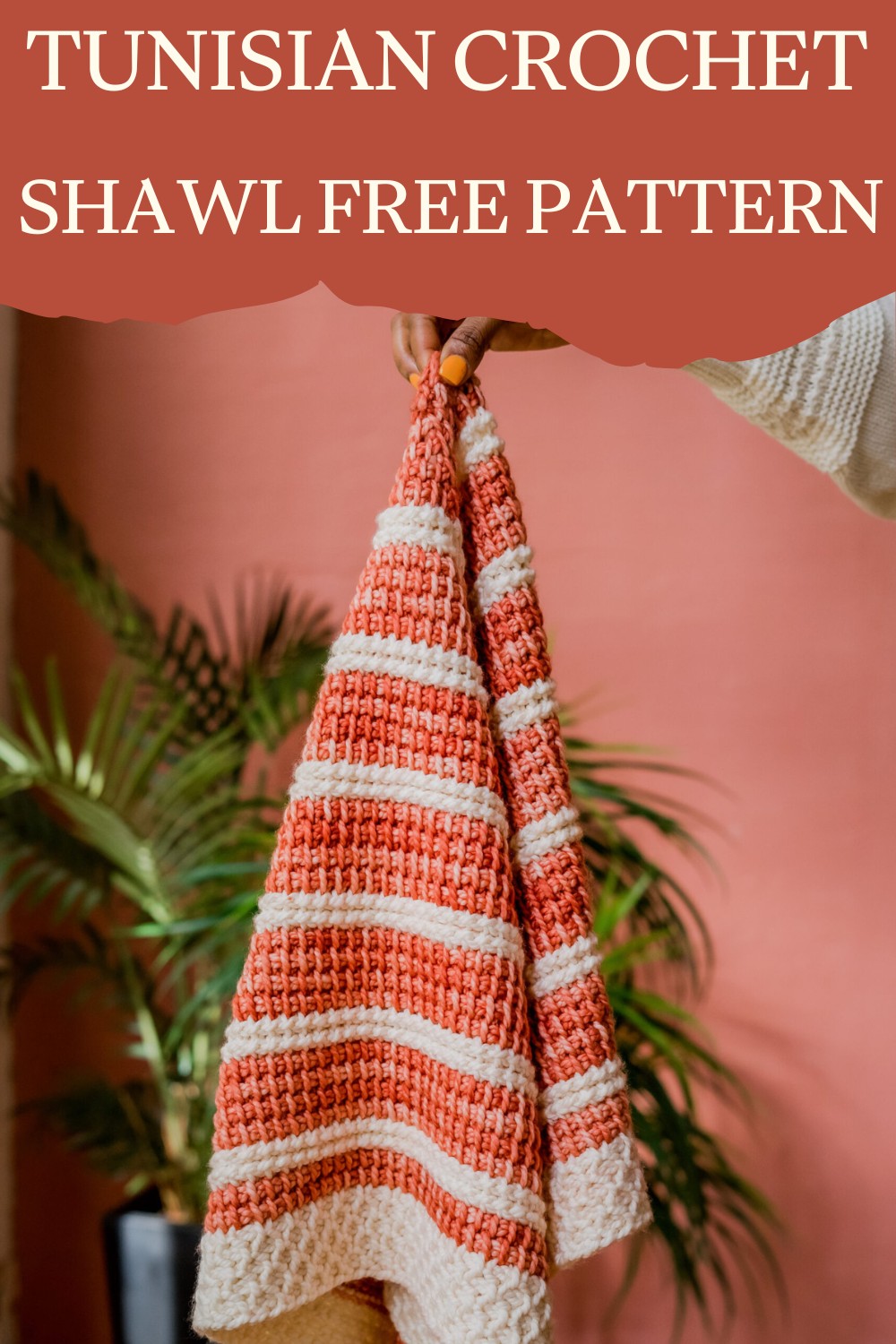 Tunisian Crochet Shawl Free Pattern
