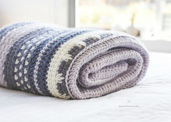 Winter Tempest Blanket – Crochet Pattern