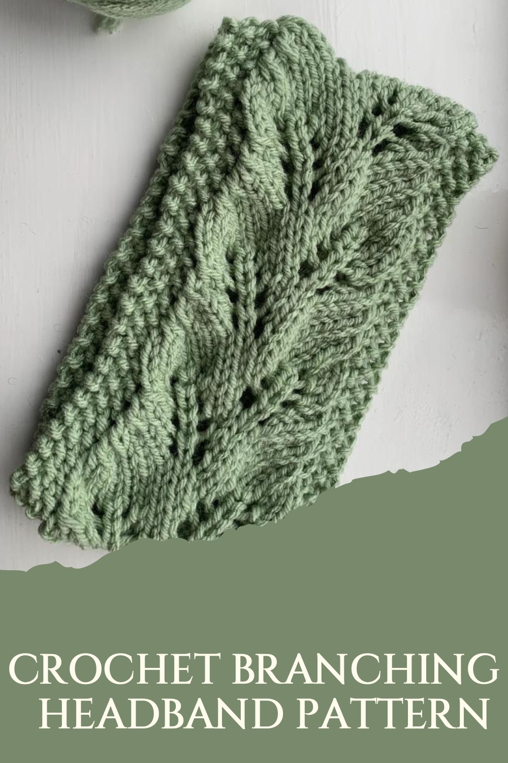 Crochet Branching Into Spring Headband Pattern