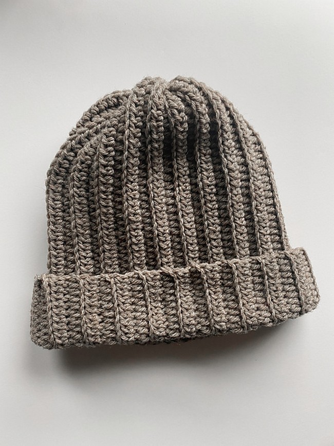 Crochet Fisherman Beanie Pattern 