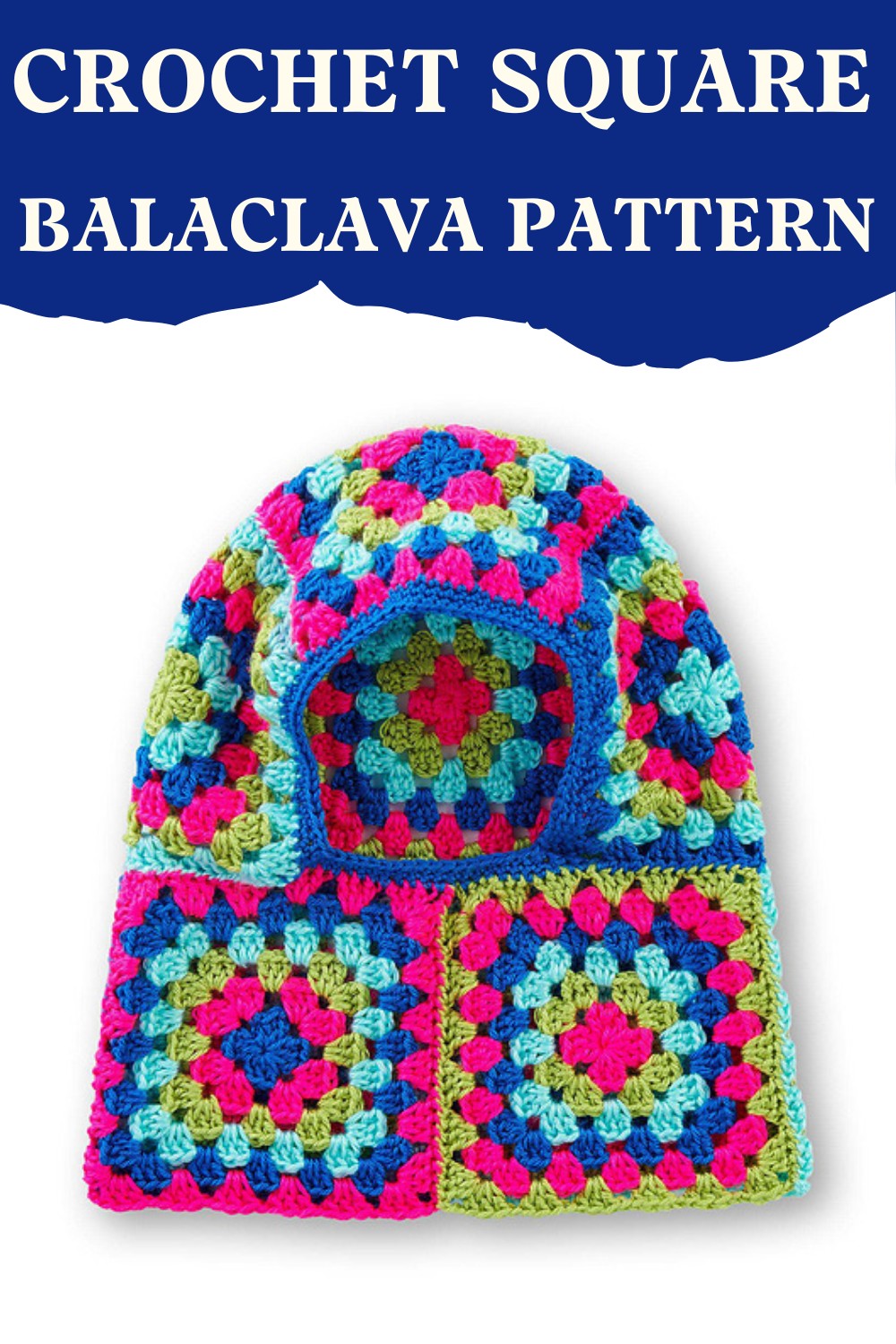 Crochet Granny Square Balaclava Pattern