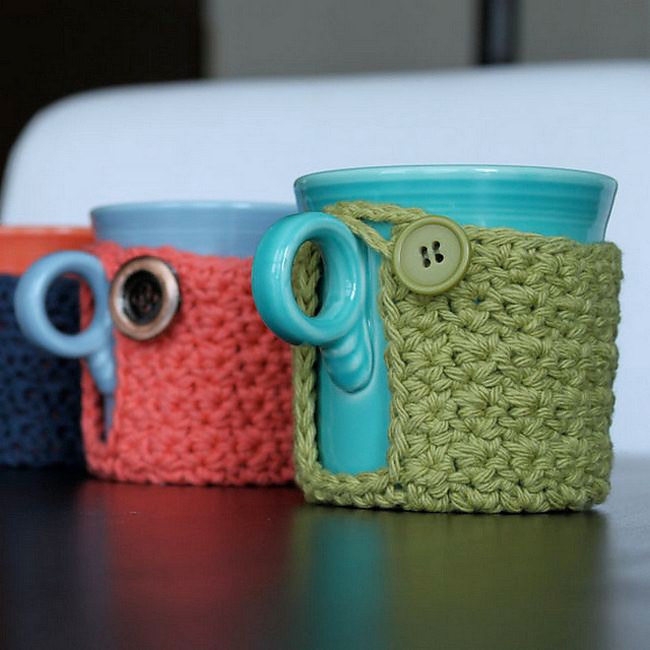 Crochet Mug Coaster Cozy Pattern