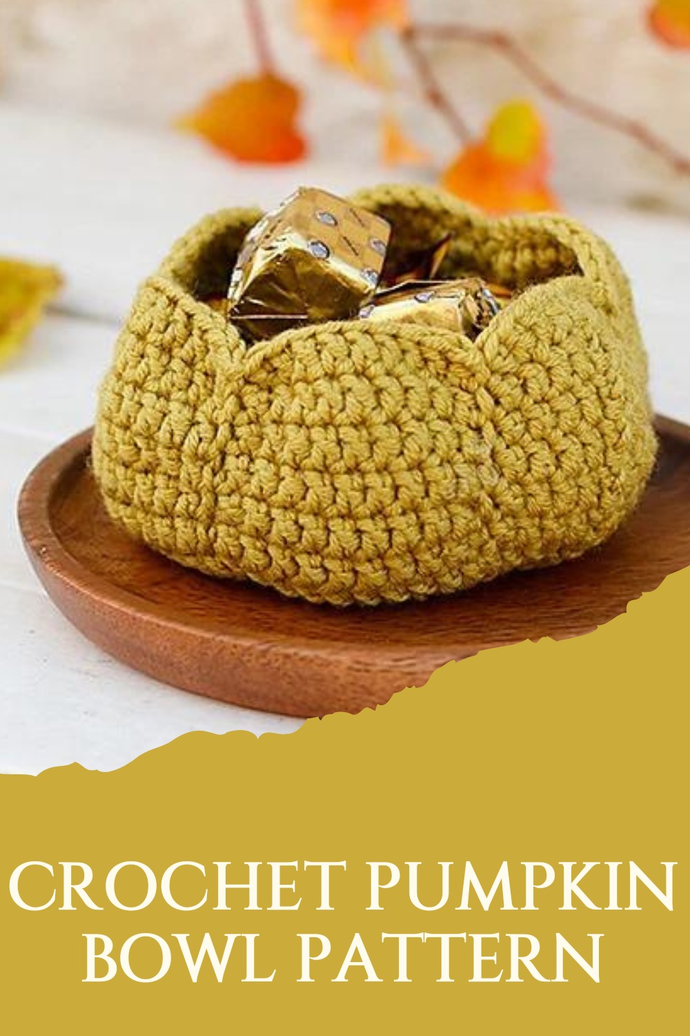 Crochet Pumpkin Bowl Pattern