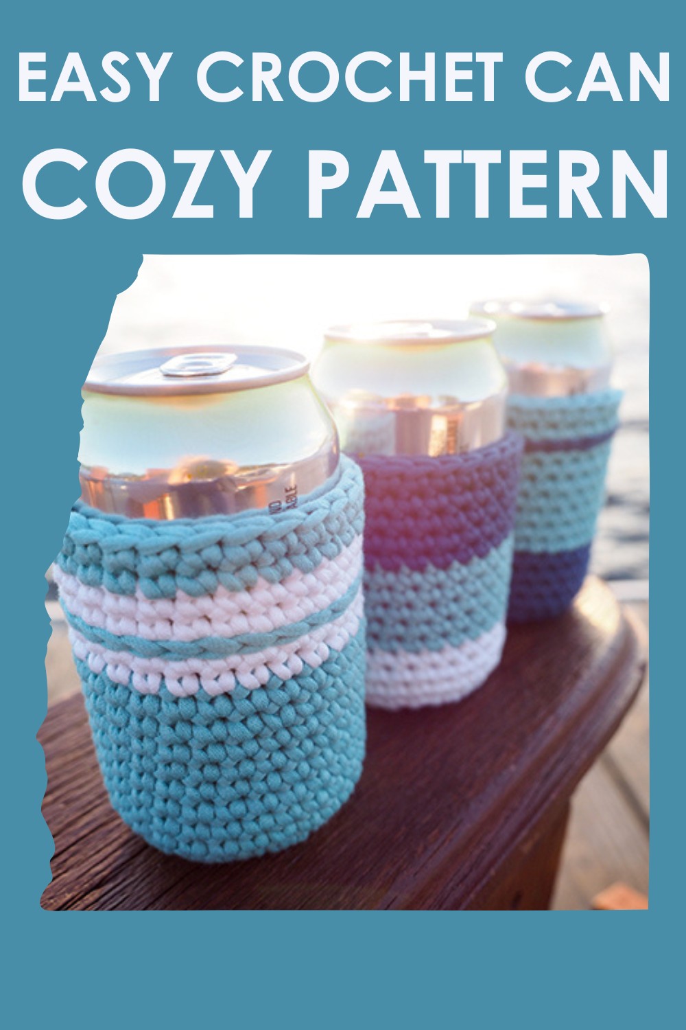 Easy Crochet Can Cozy Pattern