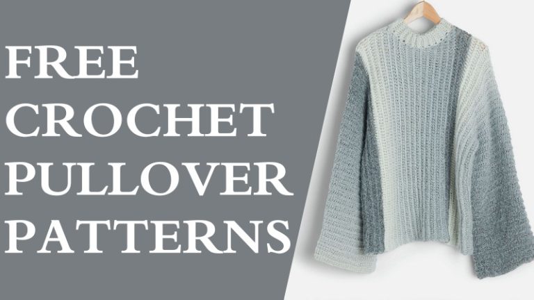 18 Free Crochet Pullover Patterns