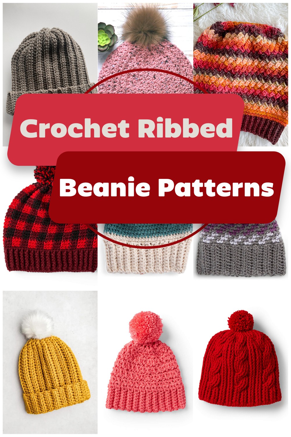 Free Crochet Ribbed Beanie Patterns