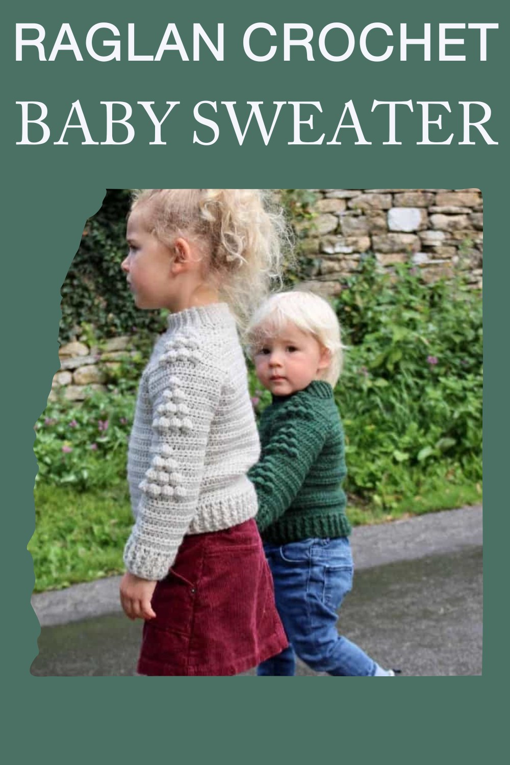 Raglan Crochet Baby Sweater